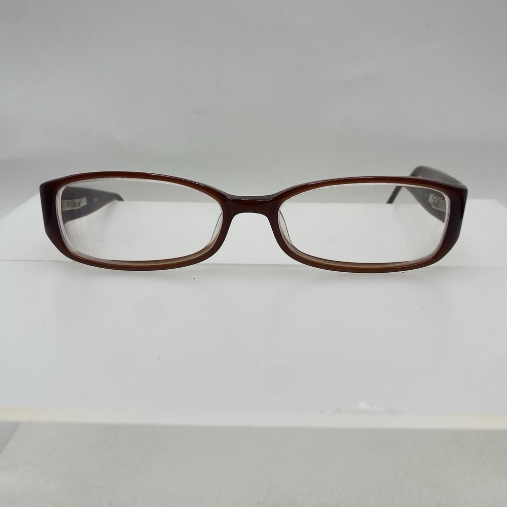 Bebe Eyeglasses Women FRAME ONLY Bejeweled 135 Smoked Topaz 728